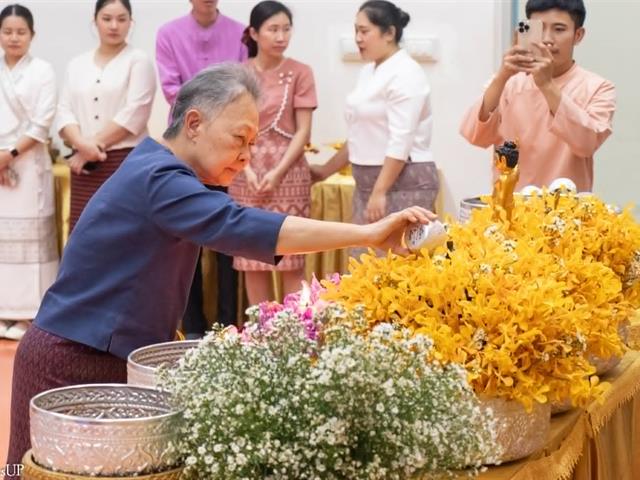 คณะศิลปศาสตร์ได้จัดโครงการ “สุขสะหรี ปี๋ใหม่เมือง และทำบุญคณะศิลปศาสตร์” ประจำปี ๒๕๖๙