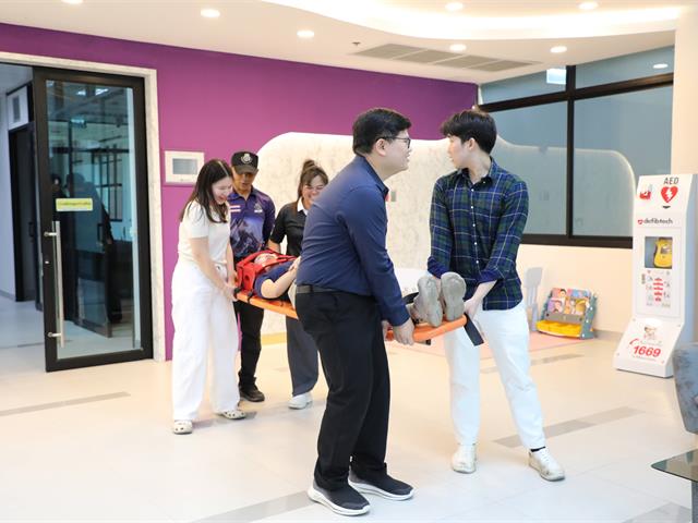 คณะทันตแพทยศาสตร์ มหาวิทยาลัยพะเยา กิจกรรมอบรมหลักสูตรการช่วยชีวิตขั้นพื้นฐานสำหรับบุคลากรทางการแพทย์ (BLS for Healthcare Provider (HCP))