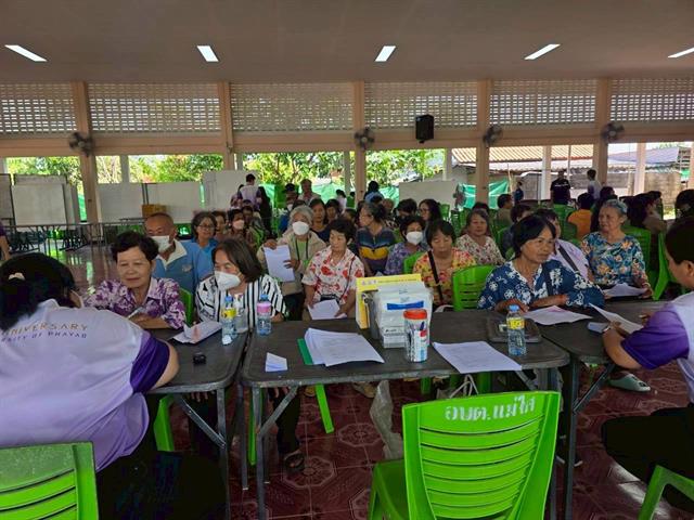 คณะทันตแพทยศาสตร์ มหาวิทยาลัยพะเยา ลงพื้นที่เชิงรุก ยกระดับการดูแลสุขภาพช่องปากผู้สูงอายุด้วยโภชนบำบัดแม่นยำ ณ ตำบลแม่ใส