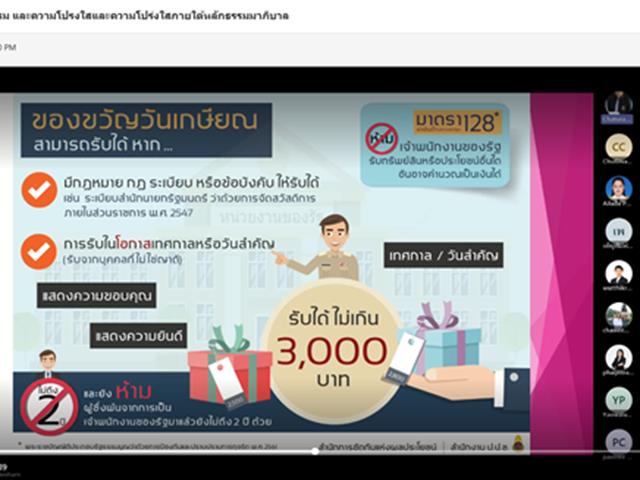 คณะศิลปศาสตร์เข้าร่วมโครงการส่งเสริมคุณธรรมจริยธรรม และความโปร่งใสภายใต้หลักธรรมมาภิบาล มหาวิทยาลัยพะเยา