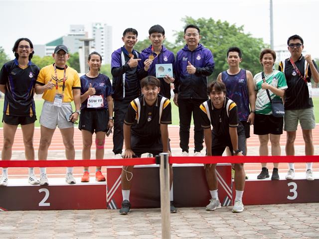 บุคลากรคณะศิลปศาสตร์ร่วมแข่งขันกีฬาบุคลากรมหาวิทยาลัยแห่งประเทศไทย ครั้งที่ 42 “มศว เกมส์” พร้อมคว้าเหรียญเงินขว้างจักรชาย