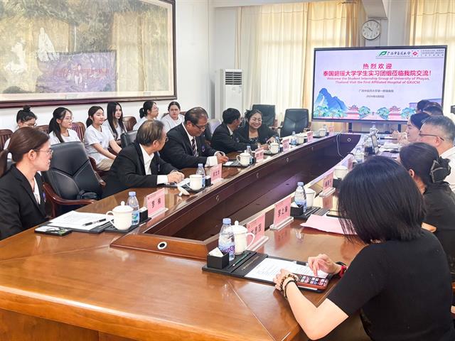 คณะสาธารณสุขศาสตร์มหาวิทยาลัยพะเยา ได้เดินทางไปปฏิบัติภารกิจ ณ มหาวิทยาลัยการแพทย์แผนจีนกว่างซี สาธารณรัฐประชาชนจีน