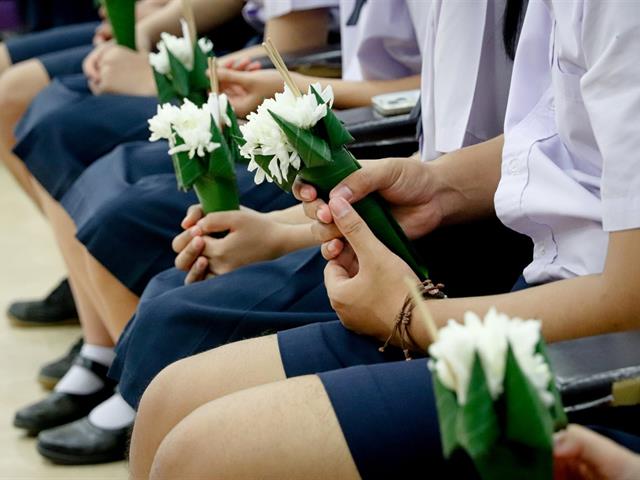 พิธีไหว้ครู “ประณตจิต ปูชิตคุณาจารย์” โรงเรียนสาธิตมหาวิทยาลัยพะเยา สานสายใยครู–ศิษย์ ประจำปีการศึกษา 2569