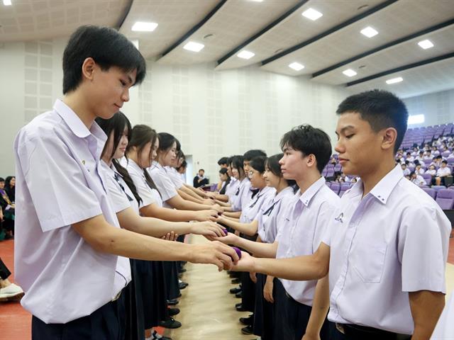 พิธีไหว้ครู “ประณตจิต ปูชิตคุณาจารย์” โรงเรียนสาธิตมหาวิทยาลัยพะเยา สานสายใยครู–ศิษย์ ประจำปีการศึกษา 2569