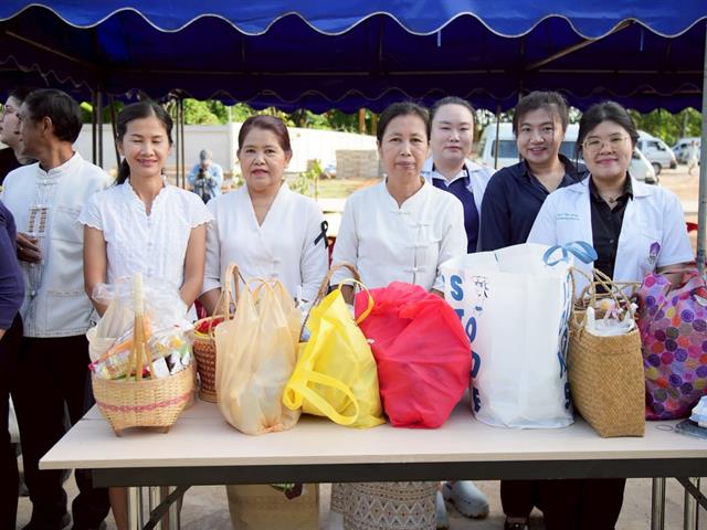 คณะสาธารณสุขศาสตร์ ได้นำคณะผู้บริหาร คณาจารย์ บุคลากร และนิสิต เข้าร่วมพิธีเจริญพระพุทธมนต์ สืบพระชะตาหลวง