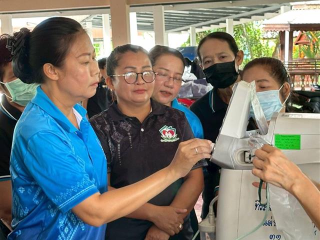 คณะพยาบาลศาสตร์ มหาวิทยาลัยพะเยา จัดโครงการอบรมหลักสูตรฟื้นฟูผู้ดูแลผู้สูงอายุ (Caregiver)