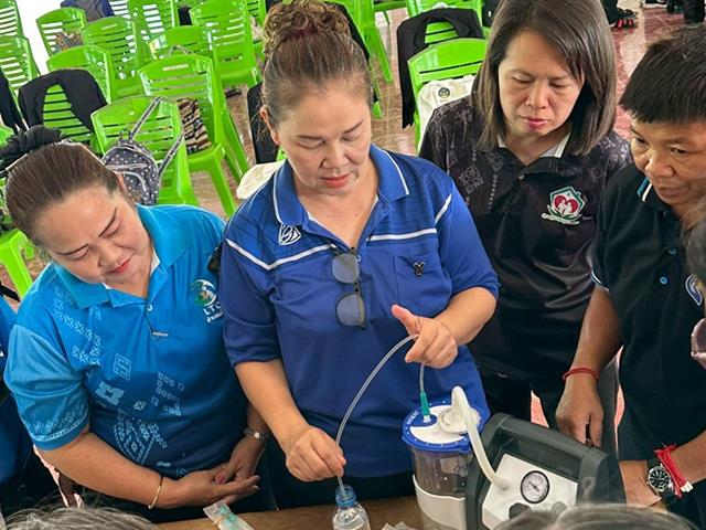 คณะพยาบาลศาสตร์ มหาวิทยาลัยพะเยา จัดโครงการอบรมหลักสูตรฟื้นฟูผู้ดูแลผู้สูงอายุ (Caregiver)