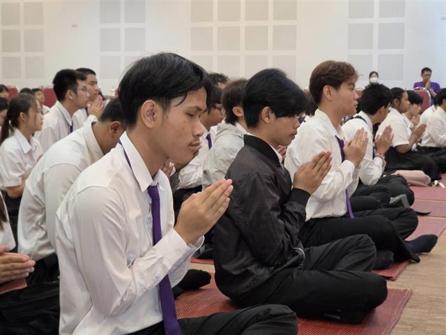 ทำบุญครบรอบ 25 ปี คณะ ICT และบายศรีสู่ขวัญ ต้อนรับนิสิตใหม่
