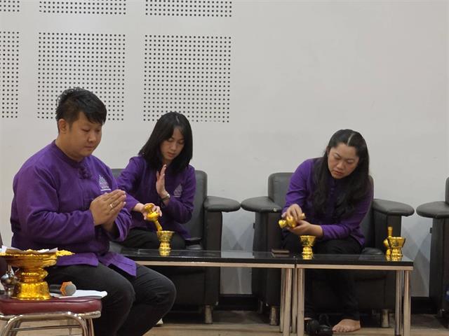 ทำบุญครบรอบ 25 ปี คณะ ICT และบายศรีสู่ขวัญ ต้อนรับนิสิตใหม่