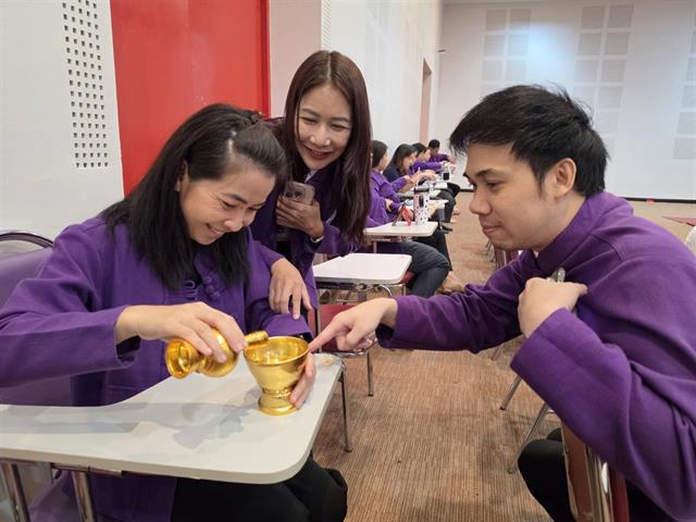 ทำบุญครบรอบ 25 ปี คณะ ICT และบายศรีสู่ขวัญ ต้อนรับนิสิตใหม่
