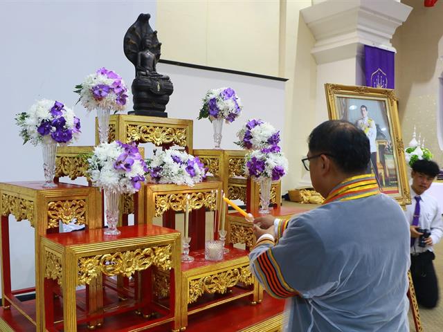 คณะสาธารณสุขศาสตร์ ร่วมกับสโมสรนิสิตคณะสาธารณสุขศาสตร์ ดำเนินโครงการพิธีไหว้ครู คณะสาธารณสุขศาสตร์ "ฝากตัวเป็นศิษย์ น้อมจิตวันทา" และพิธีบายศรีสู่ขวัญต้อนรับนิสิตใหม่ ประจำปีการศึกษา 2568