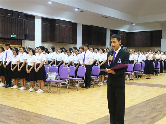 คณะสาธารณสุขศาสตร์ ร่วมกับสโมสรนิสิตคณะสาธารณสุขศาสตร์ ดำเนินโครงการพิธีไหว้ครู คณะสาธารณสุขศาสตร์ "ฝากตัวเป็นศิษย์ น้อมจิตวันทา" และพิธีบายศรีสู่ขวัญต้อนรับนิสิตใหม่ ประจำปีการศึกษา 2568