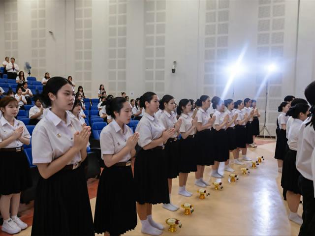 คณะศิลปศาสตร์จัดพิธีไหว้ครู “กราบคุรุปูจา ครูบาอาจารย์เจ้า” ประจำปีการศึกษา 2569