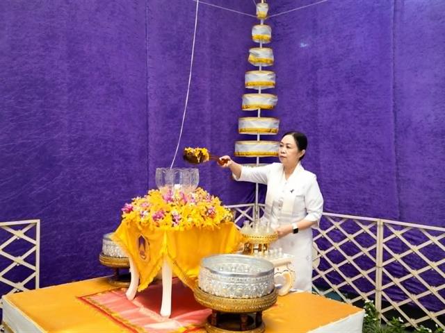 พิธีตักน้ำและเจริญพระพุทธมนต์น้ำสรงองค์พระธาตุจอมทอง เนื่องในประเพณีแห่ผ้าห่มพระธาตจอมทอง มหาวิทยาลัยพะเยา ประจำปี ๒๕๖๙