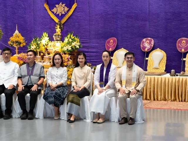 พิธีตักน้ำและเจริญพระพุทธมนต์น้ำสรงองค์พระธาตุจอมทอง เนื่องในประเพณีแห่ผ้าห่มพระธาตจอมทอง มหาวิทยาลัยพะเยา ประจำปี ๒๕๖๙