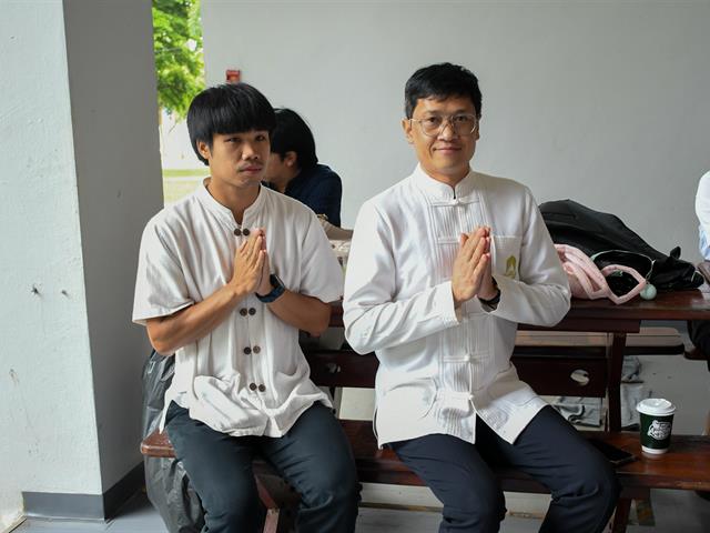 วิทยาลัยการศึกษา ดำเนินกิจกรรมพิธีตักน้ำและเจริญพระพุทธมนต์น้ำสรงองค์พระธาตุจอมทอง เนื่องในประเพณีแห่ผ้าห่มพระธาตุจอมทอง มหาวิทยาลัยพะเยา ประจำปี ๒๕๖๙