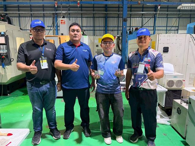 นิสิตวิศวกรรมอุตสาหการ ม.พะเยา คว้ารางวัลเครื่องจักรกล CNC การแข่งขันฝีมือแรงงานแห่งชาติ ครั้งที่ 31 ระดับภาค