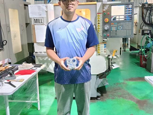 นิสิตวิศวกรรมอุตสาหการ ม.พะเยา คว้ารางวัลเครื่องจักรกล CNC การแข่งขันฝีมือแรงงานแห่งชาติ ครั้งที่ 31 ระดับภาค