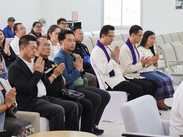 คณะกรรมการธรรมาภิบาลจังหวัดพะเยา (ก.ธ.จ. พะเยา) เยี่ยมติดตามโครงการอาคารการเรียนรู้และอนุรักษ์นกยูงไทย พร้อมร่วมพิธีเปิดคลินิกรักษาสัตว์ มหาวิทยาลัยพะเยา