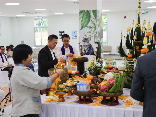 คณะกรรมการธรรมาภิบาลจังหวัดพะเยา (ก.ธ.จ. พะเยา) เยี่ยมติดตามโครงการอาคารการเรียนรู้และอนุรักษ์นกยูงไทย พร้อมร่วมพิธีเปิดคลินิกรักษาสัตว์ มหาวิทยาลัยพะเยา