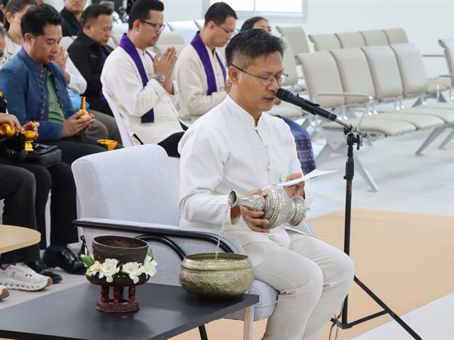 คณะกรรมการธรรมาภิบาลจังหวัดพะเยา (ก.ธ.จ. พะเยา) เยี่ยมติดตามโครงการอาคารการเรียนรู้และอนุรักษ์นกยูงไทย พร้อมร่วมพิธีเปิดคลินิกรักษาสัตว์ มหาวิทยาลัยพะเยา