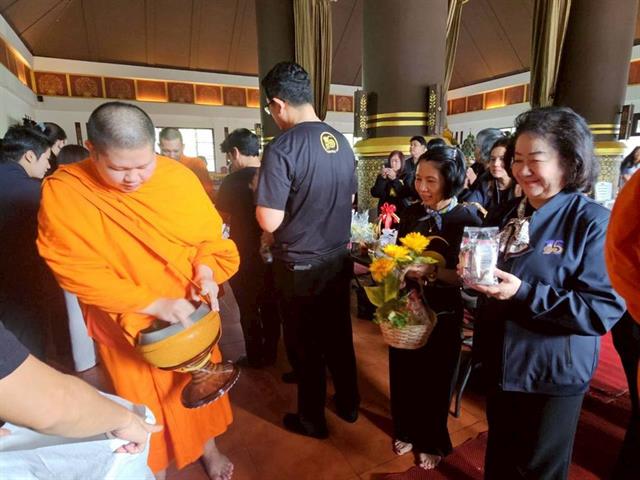 วิทยาเขตเชียงราย ร่วมพิธีถวายเครื่องสักการะบูชาองค์สมเด็จพระนเรศวรมหาราช