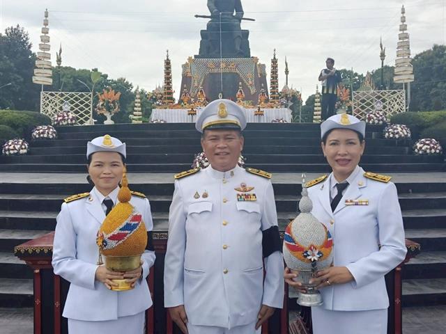 วิทยาเขตเชียงราย ร่วมพิธีถวายเครื่องสักการะบูชาองค์สมเด็จพระนเรศวรมหาราช