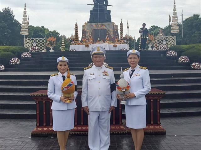 วิทยาเขตเชียงราย ร่วมพิธีถวายเครื่องสักการะบูชาองค์สมเด็จพระนเรศวรมหาราช