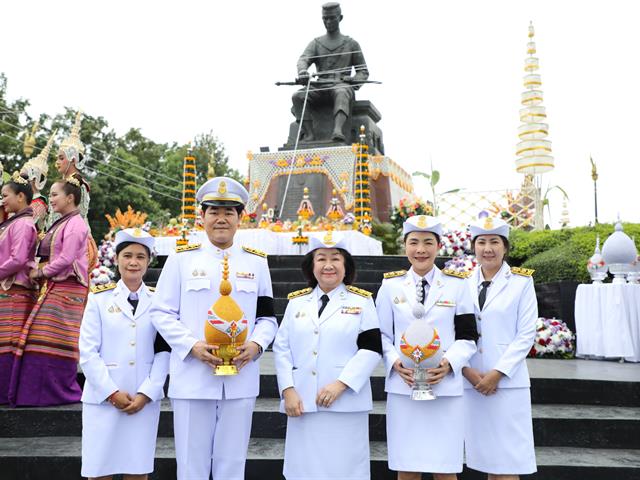 คณะทันตแพทยศาสตร์ มหาวิทยาลัยพะเยา ร่วมพิธีบวงสรวงและบำเพ็ญกุศลอุทิศถวายสมเด็จพระนเรศวรมหาราช เนื่องในโอกาสวันสถาปนามหาวิทยาลัยพะเยา ครบรอบ 16 ปี
