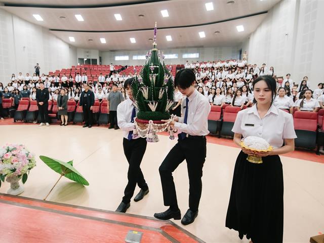 หลักสูตรวิทยาศาสตรบัณฑิต สาขาวิชาอนามัยสิ่งแวดล้อม จัดพิธีมอบเสื้อปฏิบัติการวิชาชีพ ประจำปีการศึกษา 2569