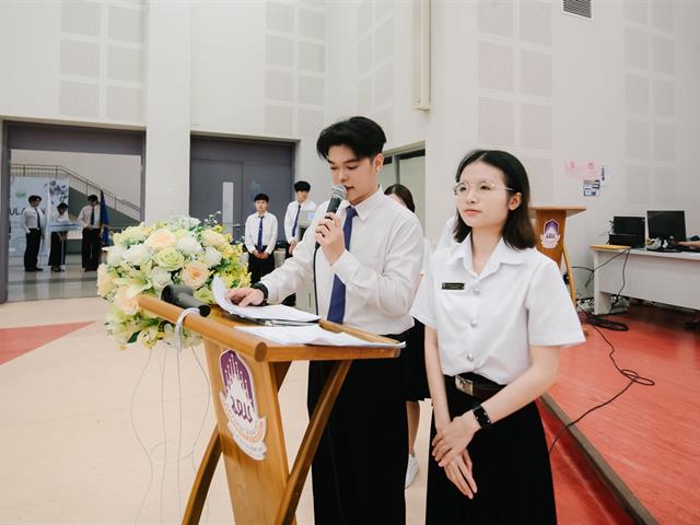 หลักสูตรวิทยาศาสตรบัณฑิต สาขาวิชาอนามัยสิ่งแวดล้อม จัดพิธีมอบเสื้อปฏิบัติการวิชาชีพ ประจำปีการศึกษา 2569