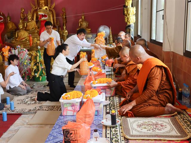 กองแผนงาน สืบสานคุณค่าพุทธประเพณี เสริมสร้างคุณธรรม หล่อหลอมวัฒนธรรมองค์กรแห่งธรรมาภิบาล