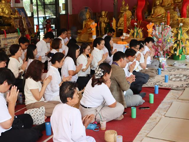 กองแผนงาน สืบสานคุณค่าพุทธประเพณี เสริมสร้างคุณธรรม หล่อหลอมวัฒนธรรมองค์กรแห่งธรรมาภิบาล