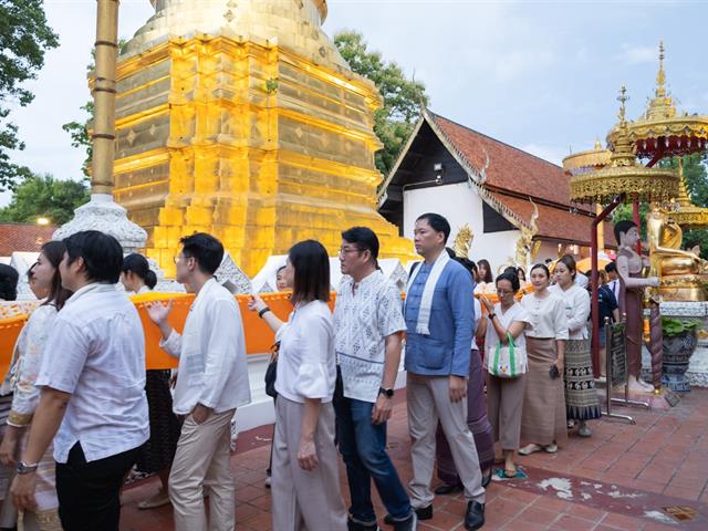คณะศิลปศาสตร์ ร่วมจัดโครงการ “ประเพณีแห่ผ้าห่มพระธาตุจอมทอง ครั้งที่ 11”