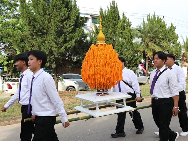 คณะศิลปศาสตร์ ร่วมจัดโครงการ “ประเพณีแห่ผ้าห่มพระธาตุจอมทอง ครั้งที่ 11”