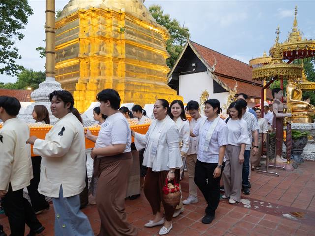 คณะศิลปศาสตร์ ร่วมจัดโครงการ “ประเพณีแห่ผ้าห่มพระธาตุจอมทอง ครั้งที่ 11”
