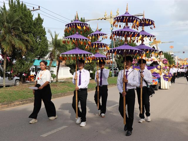 คณะศิลปศาสตร์ ร่วมจัดโครงการ “ประเพณีแห่ผ้าห่มพระธาตุจอมทอง ครั้งที่ 11”