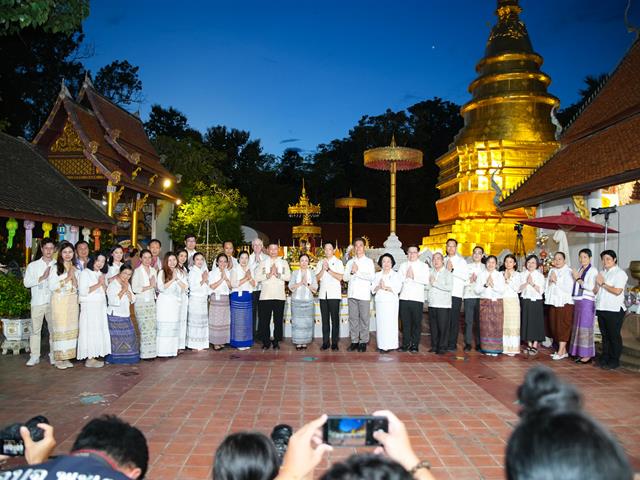 คณะทันตแพทยศาสตร์ มหาวิทยาลัยพะเยา เข้าร่วมโครงการ “ประเพณีแห่ผ้าห่มพระธาตุจอมทอง ครั้งที่ 11” ประจำปี 2569