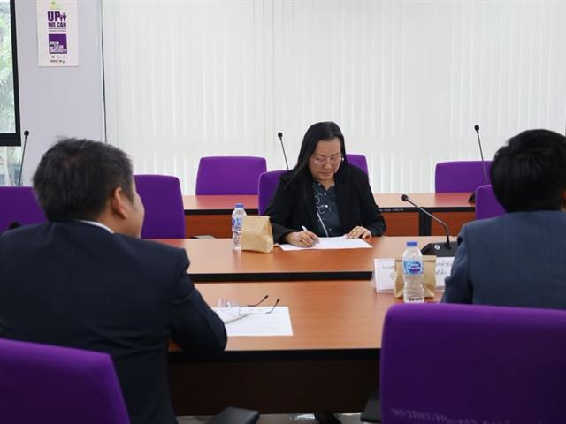 วิทยาเขตเชียงราย ต้อนรับวิทยาลัยการศึกษา ม.พะเยา โอกาสจัดการประชุมสนทนากลุ่มฯ 