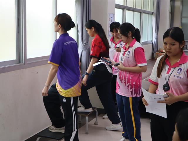 สาขากายภาพบำบัด คณะสหเวชศาสตร์ ม.พะเยา บูรณาการเรียนการสอนสู่บริการวิชาการ จัดตรวจสมรรถภาพทางกายเสริมสร้างสุขภาวะประชาคม มพ