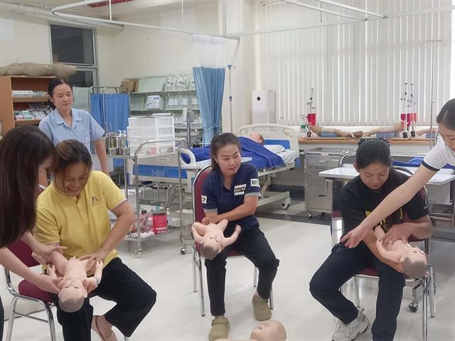 โครงการพัฒนาศักยภาพบุคลากร เสริมทักษะปฐมพยาบาล CPR และการประเมินพัฒนาการเด็ก
