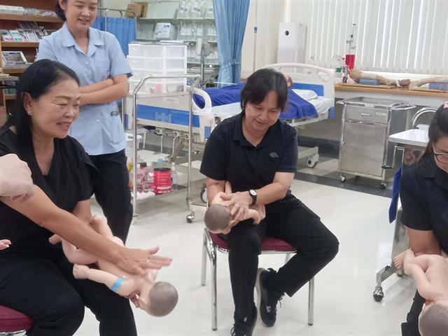 โครงการพัฒนาศักยภาพบุคลากร เสริมทักษะปฐมพยาบาล CPR และการประเมินพัฒนาการเด็ก