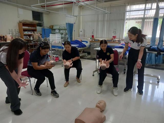 โครงการพัฒนาศักยภาพบุคลากร เสริมทักษะปฐมพยาบาล CPR และการประเมินพัฒนาการเด็ก