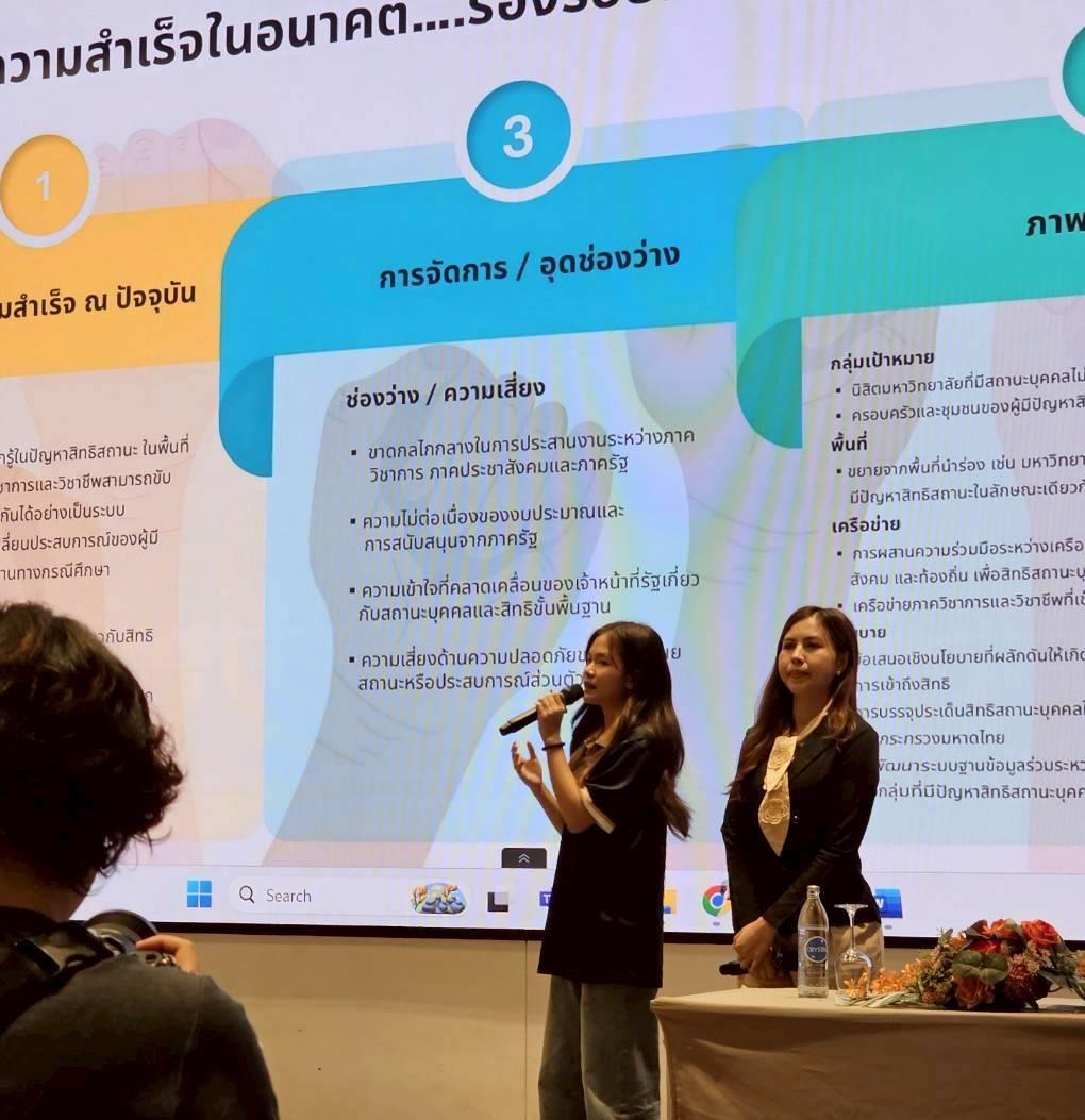                คณะนิติศาสตร์ มหาวิทยาลัยพะเยา เข้าร่วมเวที “ถอดบทเรียนการขับเคลื่อนเครือข่ายวิชาการ และวิชาชีพ เพื่อลดความเหลื่อมล้ำและสร้างความเป็นธรรมทางสุขภาพของกลุ่มประชากรเฉพาะ” 