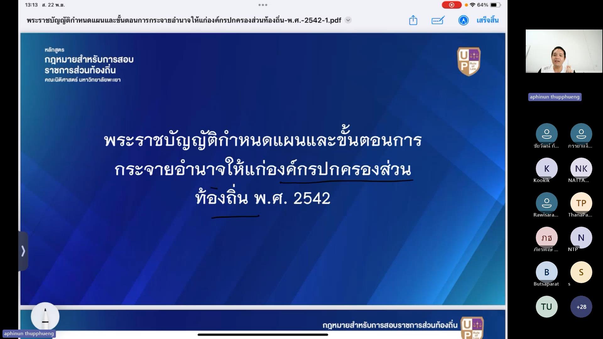 กฎหมายสำหรับการสอบราชการส่วนท้องถิ่น