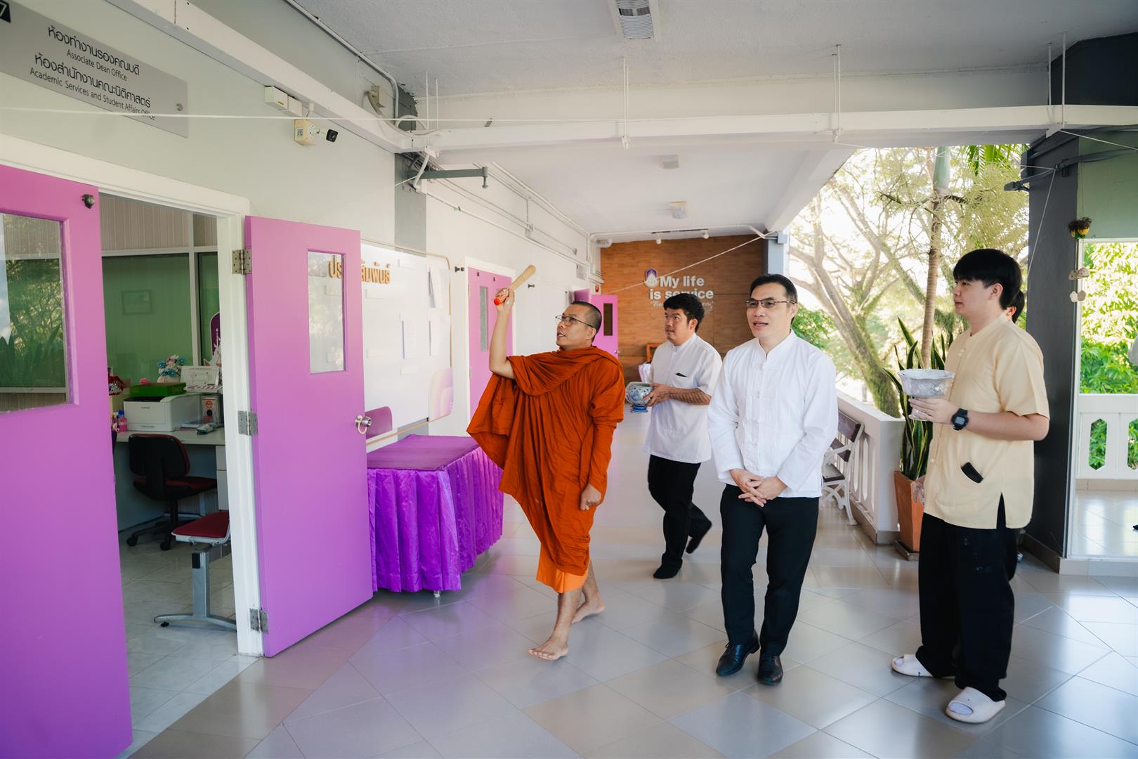 ทำบุญปีใหม่คณะนิติศาสตร์